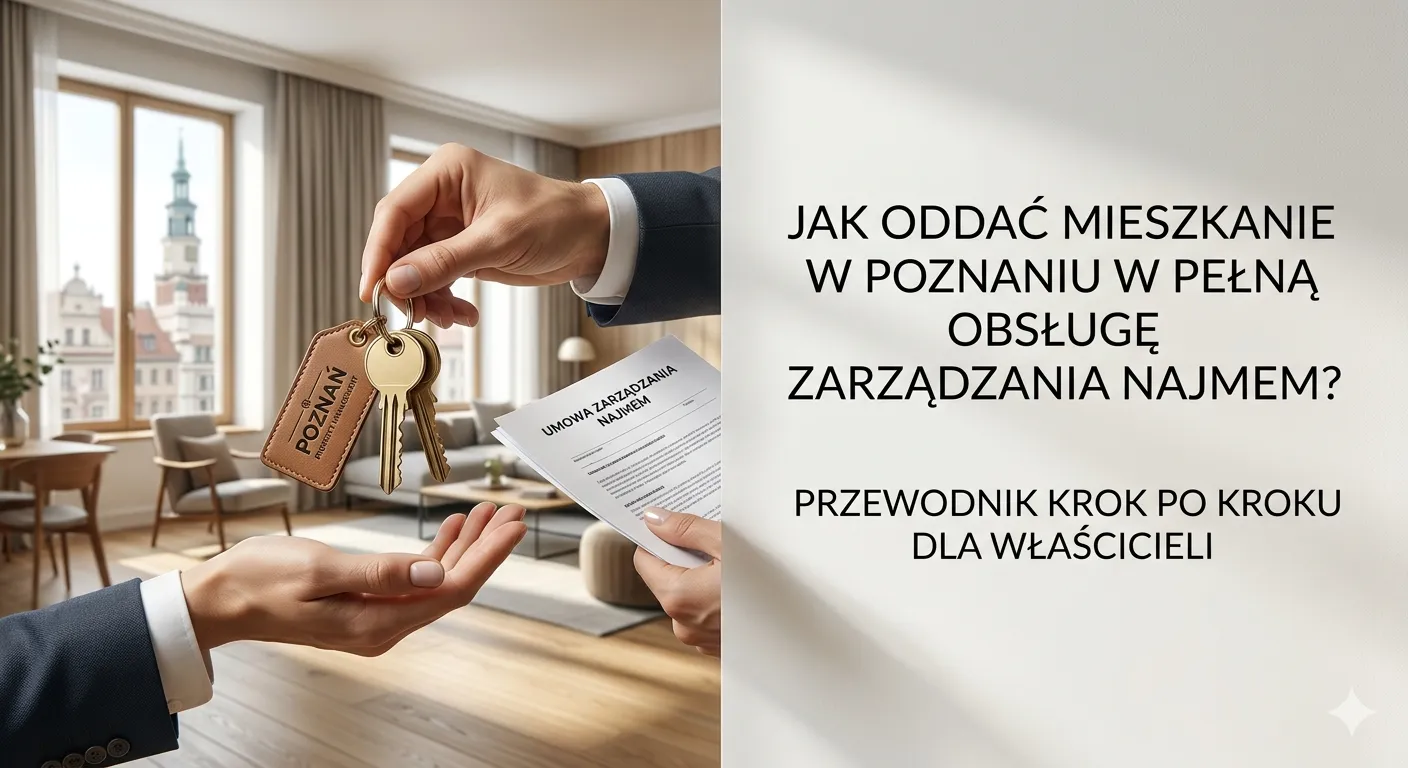 Jak oddać mieszkanie w Poznaniu w pełną obsługę zarządzania najmem